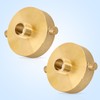 2 Pcs Fire Hydrant Hose Adapter 2-1/2" NST/NH Female x