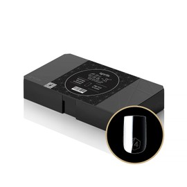 Apres Gel-X® Square Box of Nail Tips | 280 Gel-X Tips, Soft Gel Tips, 14 Sizes 00-9 | Half-sizes Included (Natural Square Extra Short, 280 Count)