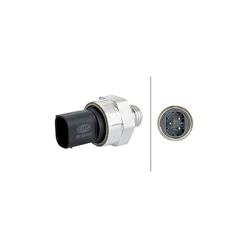 HELLA 6PP 009 409-611 Sensor, Exhaust Pressure - 3-Pin -
