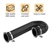 LOYORTY 6PCS 3 Inch Plastic Duct Connector Flange, Straight Pipe