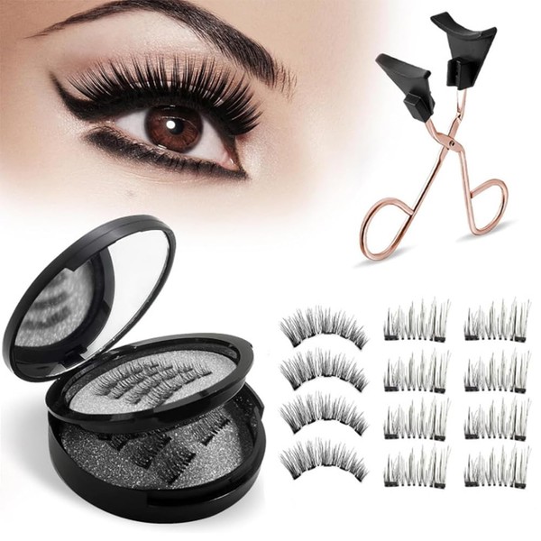 XFSRG Magnetic eyelashes with durable magnets for a natural look