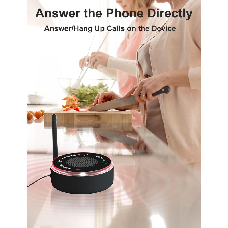 Healvaluefit Cell Phone Ringer Amplifier & Flasher for The Elderly,