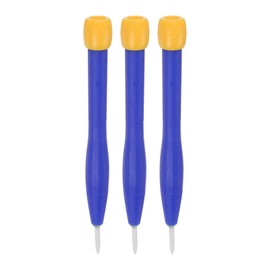 HARFINGTON 3Pcs Plastic Screwdriver PH0.17 Phillips Head Screwdriver Ceramic Repair Hand Tool with Rotatable Cover for High Frequency Circuit Adjustment