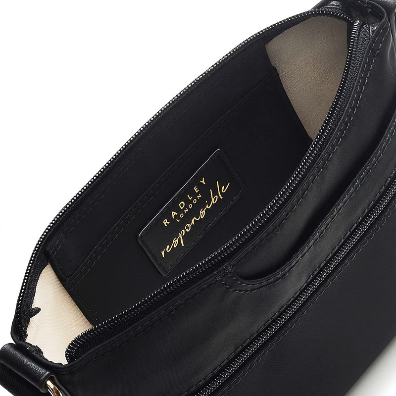 RADLEY Pocket Essentials Small Zip-Top Cross Body Bag in Black