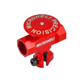 MH Precision CNC Aluminum Main Rotor Hub w/ Button(RED) - OMP Hobby M2 V1/V2/EXP