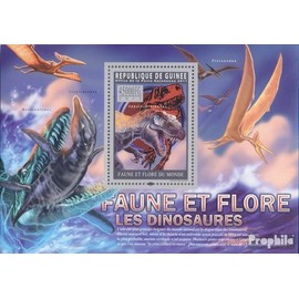 Guinea miniature sheet 1941 (complete. issue) unmounted mint/never hinged ** MNH 2011 dinosaurs (Stamps for collectors) Amphibians/reptiles/dinosaurs