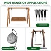 Tenbrachian 4 Sets Tree Swing Straps Hanging Kit Straps, 50cm