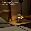 Modern Cordless Mushroom Small Table Lamp Touch LED Lamp, 3-Way