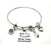 ChubbyChicoCharms Wine Pjs and true crime shows documentaries Expandable Bangle