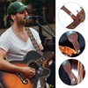 Nefelibata Banjo Strap, 2"Wide Full Grain Cowhide Guitar Strap Adjustable