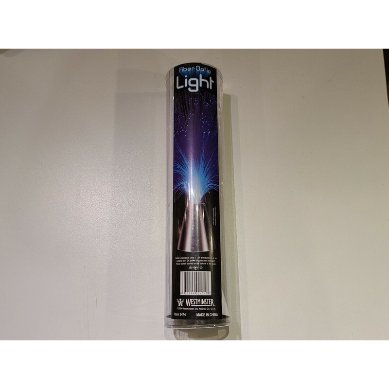 Westminster NEW Blue Fiber Optic Light Night Wedding Centerpiece Fiberoptic