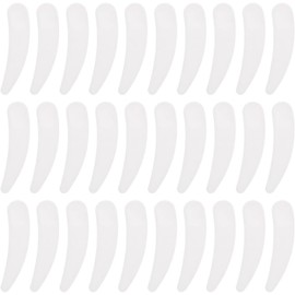 Abatelenguas de Plástico para Cuidado Facial 100 Piezas, Cuchara para Cosméticos de Pp para Aplicación Uniforme y Uso en Skincare Durante Viajes