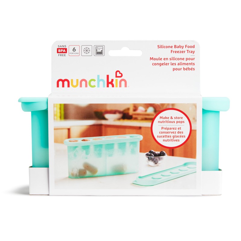 Munchkin® Silicone Baby Food Freezer Tray with Lid - Baby