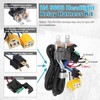 Partsam 1Set H4 Headlight Relay Harness Kit for 7x6 5x7