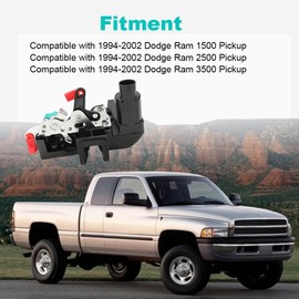 QCESEV Power Door Lock Actuator Compatible with 1994 1995 1996 1997 1998 1999 2000 2001 2002 Dodge Ram 1500 2500 3500 Pickup Replacement for 931-634 55076291 55075357 55076077 55076291AB