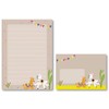 Llama Writing Paper Set for Kids: 25 Sheets DIN A5