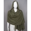 keland Medieval Scarf Wrap Cape Shoulder Scarf Long Scarf with