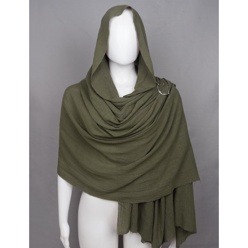 keland Medieval Scarf Wrap Cape Shoulder Scarf Long Scarf with