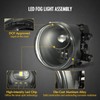 Partsam 12V LED Fog Lights Assembly Kit 54W 5000LM Compatible