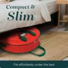Christmas Wreath Storage Bag - Made from Heavy-Duty Tarp Material