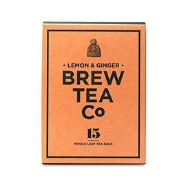 Brew Tea Co Lemon & Ginger Proper 15 Tea Bags