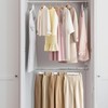 STO STO Closet Hanging Rod, Length and Height Adjustable Closet