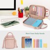 Teamoy Multi-Functional Journal Supplies Storage Case, Notebook Holder with Pen