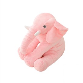 AURWEL XXL Elephant Cuddly Toy 60 cm, Soft Elephant Toy & Plush Toy, Large Stuffed Toy for Children's Room Decoration, Easy to Clean Family, Friends and Animal Lovers (Pink)