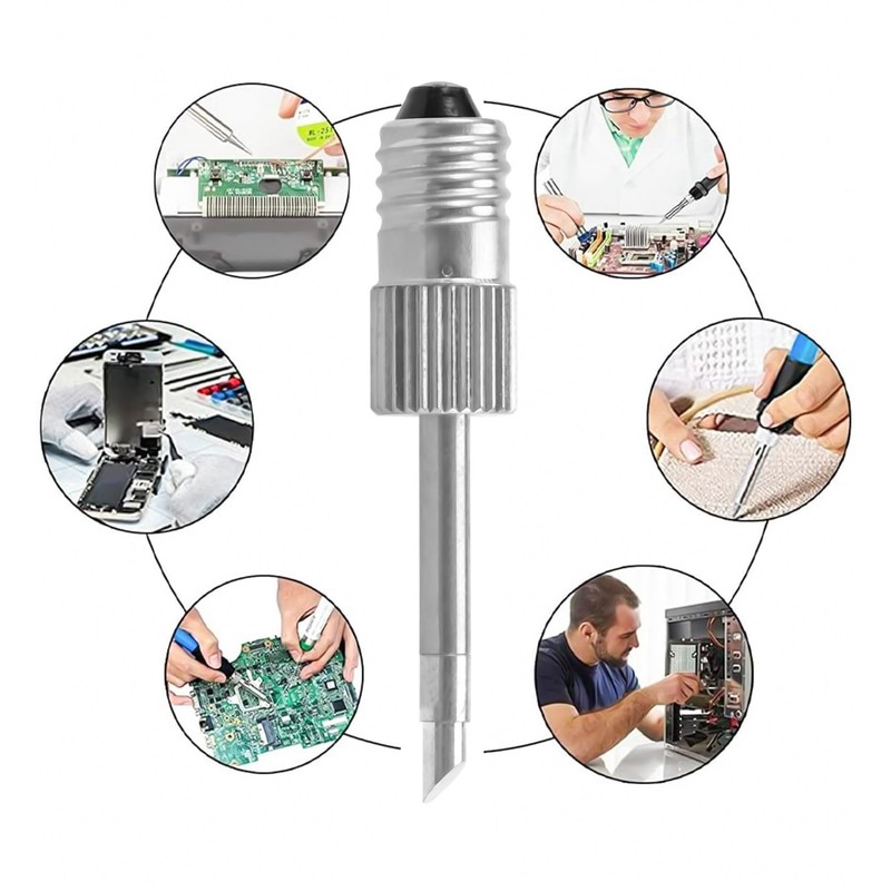 Lamsimoy 3Pcs Brass Soldering Tips USB Soldering Iron Welding Soldering