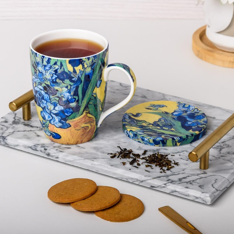 McIntosh Van Gogh Irises Fine Bone China (15 oz) Tea