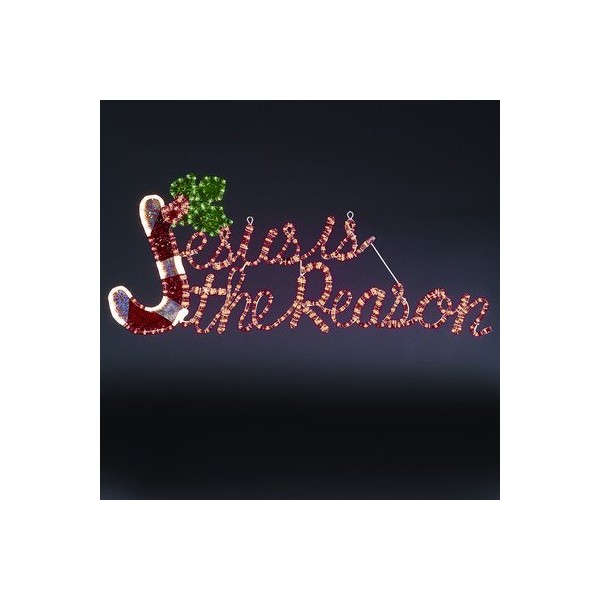 'Jesus is The Reason' Decorative Light Motif