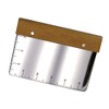 Fox Run Dough Scraper and Cutter, Stainless Steel with Measurements