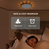 Anmaice 12in 24Watt Flush Mount led Ceiling Light fixtures.Remote Control
