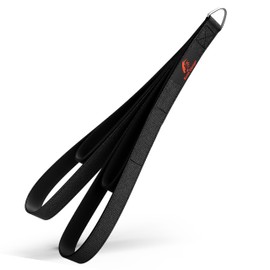 Trend Changer Tricep Rope Cable Attachment 29'' & 22'' Loop for Tricep Pull Cable Extensions and Face Pulls/Triceps Pressdowns/Cable Overhead Presses/Tricep Push Downs (Black, 2 Loop (29''-22''))