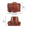 MegaGear Ever Ready Genuine Leather Camera Case Compatible with Nikon