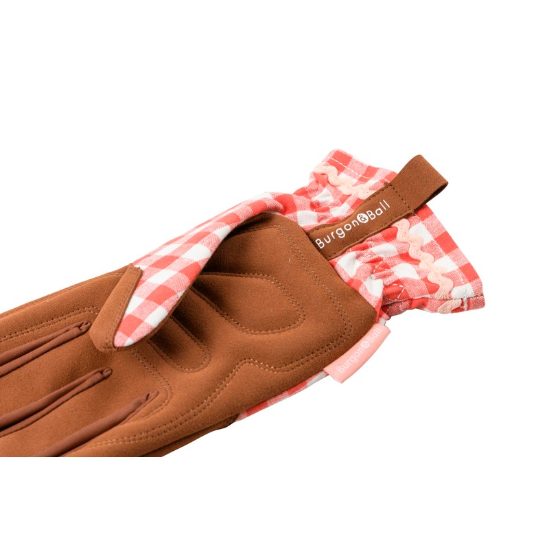 Burgon & Ball Colour Collection Gloves - Red Check