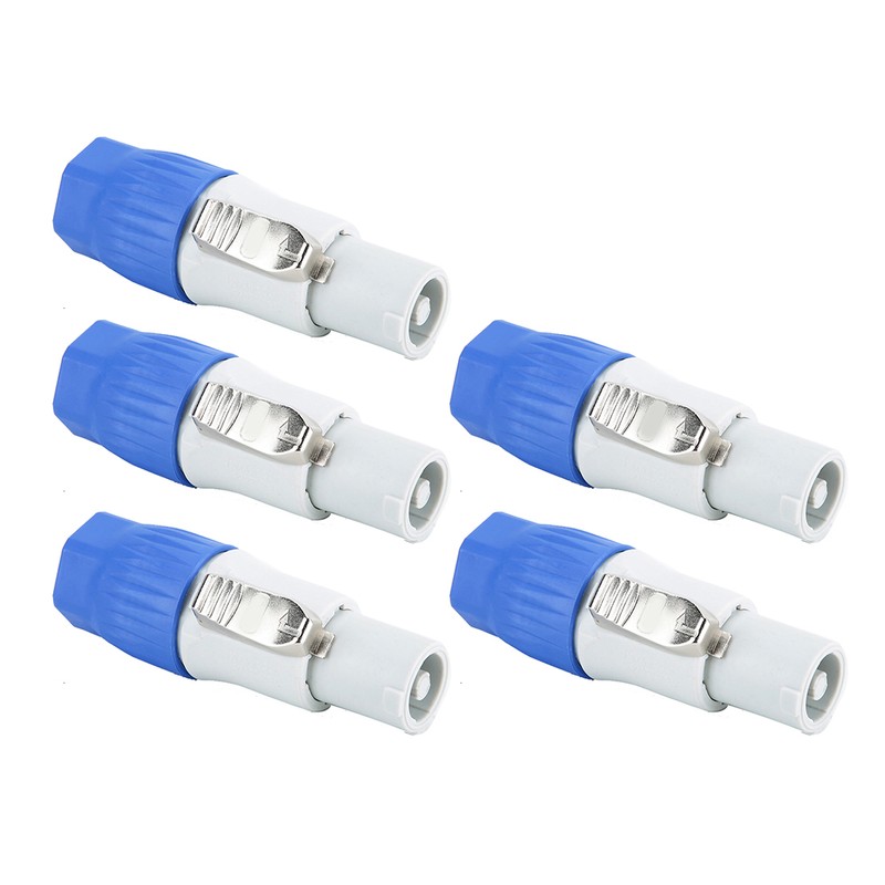 5pcs 3Pin XLR Audio Connector Professsional Waterproof Adapter Plug
