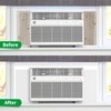 Window Air Conditioner,Side Insulated Foam Panel, Summer/Winter Heat and Draft