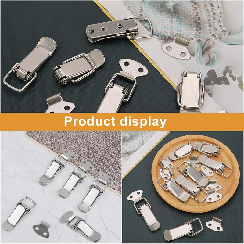 8 Sets Stainless Steel 56 mm Box Lock with 32
