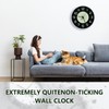 Oxmidud 12 Inch Glow in the Dark Wall Clock,Battery Operated