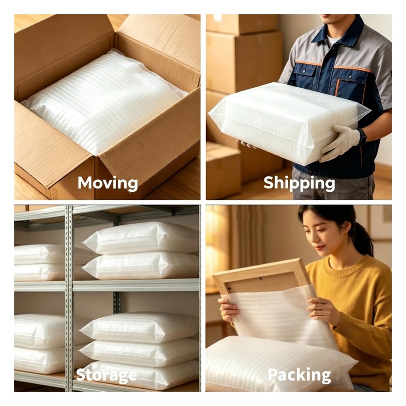 Parts3A Moving supplies,10PC Cushion Foam Pouches,24" x 36",0.5mm Thickness
