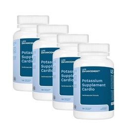 Life Enhancement Potassium Supplement Cardio Taurine Capsules Life Enhancement Potassium Basics Cardio, 120 tablets, 4 pieces / 라이프 인헨스먼트 포타슘 서플리먼트 카디오 타우린 캡슐 Life Enhancement Potassium Basics Cardio, 120정, 4개