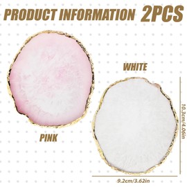 Pack of 2 Round Resin Palette, Nail Art Palette, Painted Palette, Nail Art Display Board, Multifunctional Palette