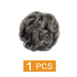 prinfantasy Messy Bun Hairpieces for Women Hair Extension Updo Curly Bun Scrunchie FQ040