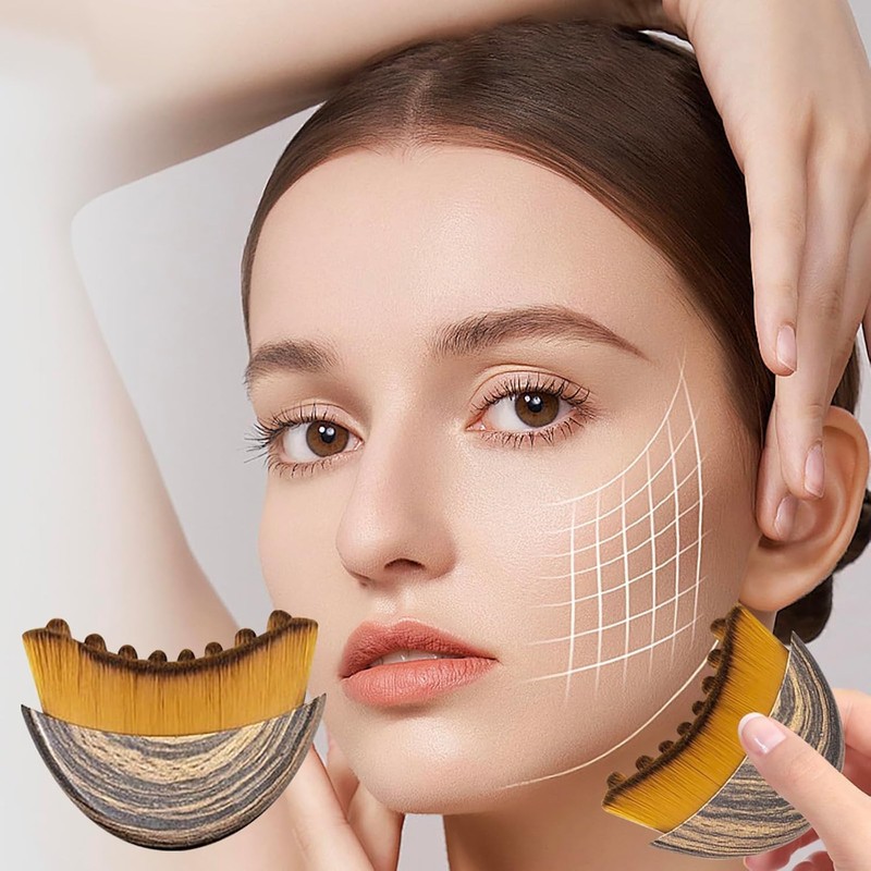 Lymphatic Contour Face and Body Brushes, The Lymphatic Drainage Massager