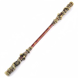 crafthand Game Black Myth: Wukong Ruyi Jingu Bang Metal Martial Arts Weapon 11.8'' - 15.7'' Wukong Cosplay Prop Collection Desktop Display Decoration (30CM Copper)