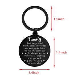 ENGZHI To My Bonus Son Gifts - Life Gave Me the Gift of You - Stepson Gifts from Stepmom Stepdad, Step Son Keychain