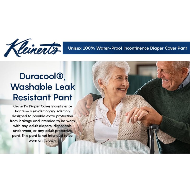 Incontinence Leak-Protection, Washable Pull-On Cover Pant, Advanced Duralite-Cool-Lightweight - Kleinert's