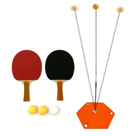 Home Training Self Table Tennis Set: 1-2 Player Racket, Ball, Stand Kit Self Table Tennis Set