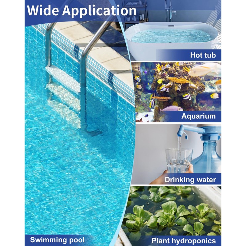Pool Salt Tester, Digital Salt Water Pool Tester & Ph